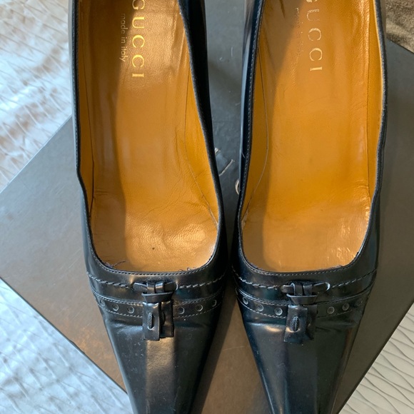 Gucci black leather shoes - Picture 2 of 7